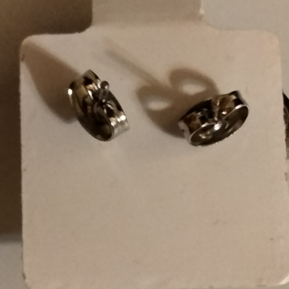 Ruby Stud Earrings - Picture 2 of 3